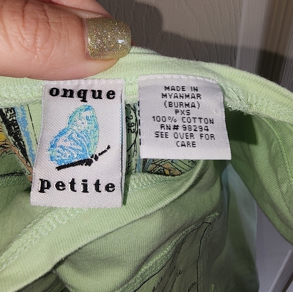 Onque Petite Women's Shirt Size XSP. - Picture 3 of 3